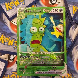 Rick C137 Pokemon Card - Rick And Morty